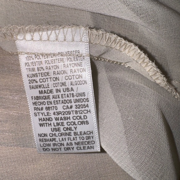 FREE PEOPLE White Sky High Sheer Open Back Top Blouse M - Picture 15 of 15